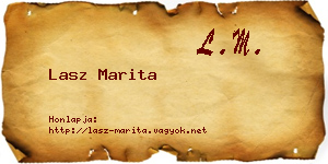 Lasz Marita névjegykártya